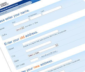 Changing Your Address Online